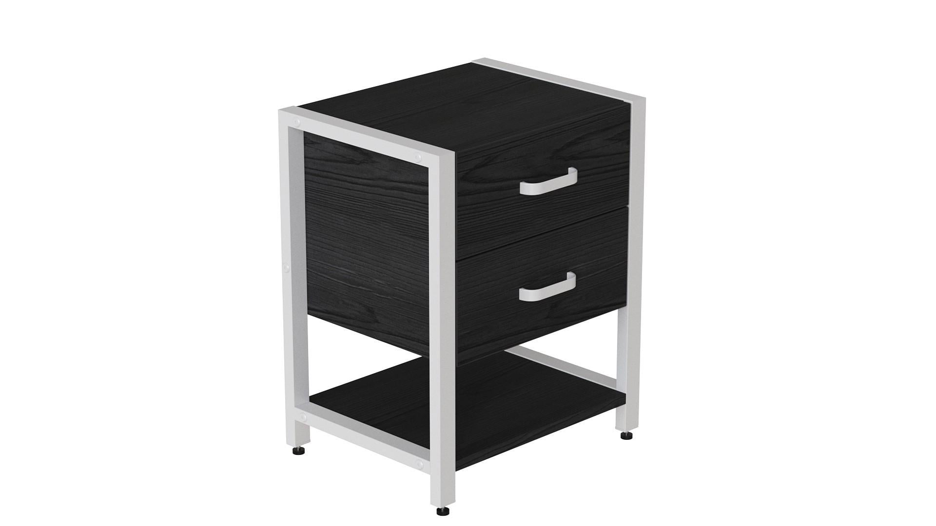 Тумба универсальная Ferrum-decor Вивьен 2/1 ДСП 16 мм 50x41x40 см Белый/Сосная Кембра (FRD-104180)