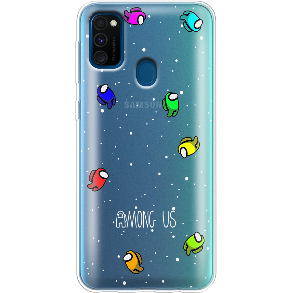 Чохол Boxface Samsung M307 Galaxy M30s Among Us Invisible Прозорий силікон (38209-bk76-38209)