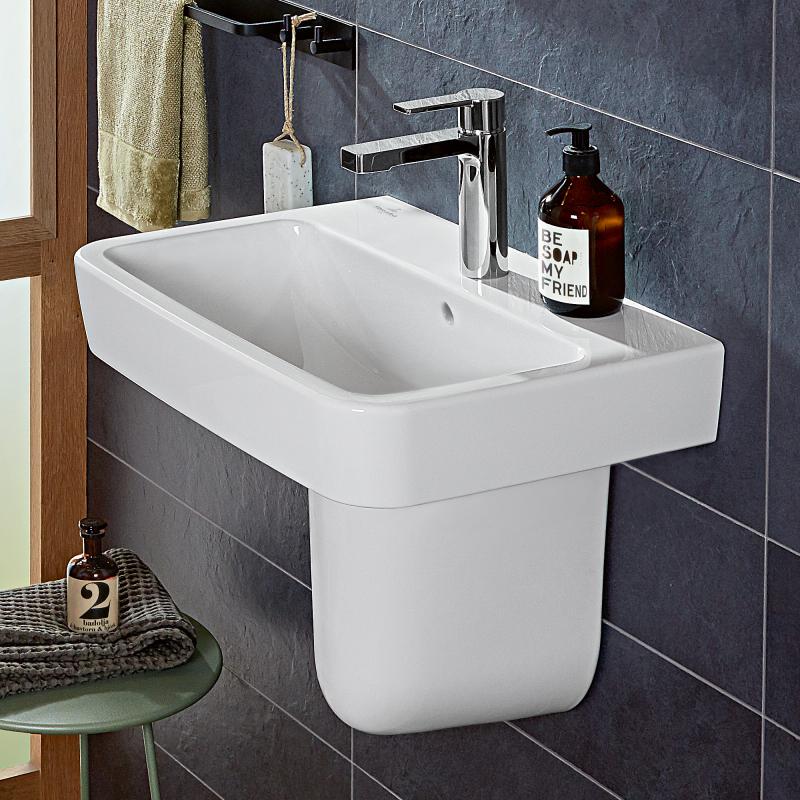 Умивальник підвісний Villeroy & Boch O.Novo 55x46 см Білий (4A415501) - фото 3