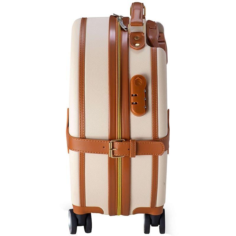 Валіза SEMI LINE 24" M 49 л Ecru/Brown (DAS302667) - фото 3