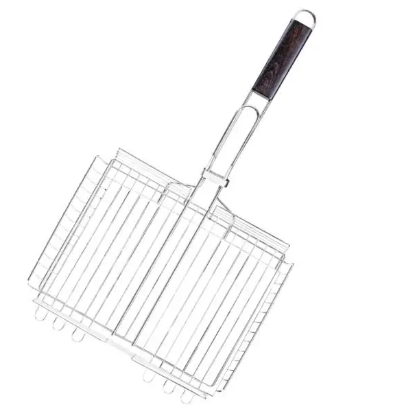 Решетка глубокая для гриля и барбекю Grill из нержавеющей стали 42х31 см (HP458RESH) Решетка глубокая для гриля и барбекю Grill из нержавеющей стали 42х31 см (HP458RESH)