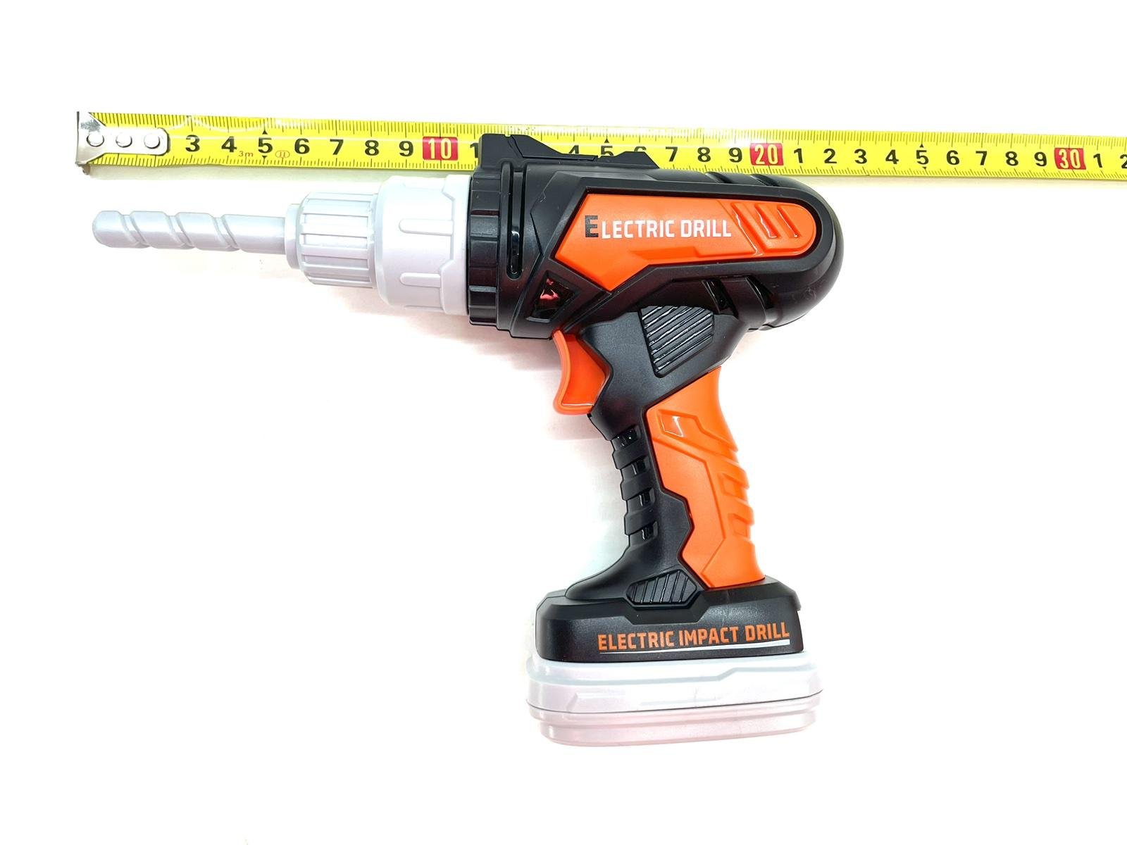 Набір інструментів дитячий шуруповерт та окуляри Чорно-помаранчевий (778-4) - фото 3