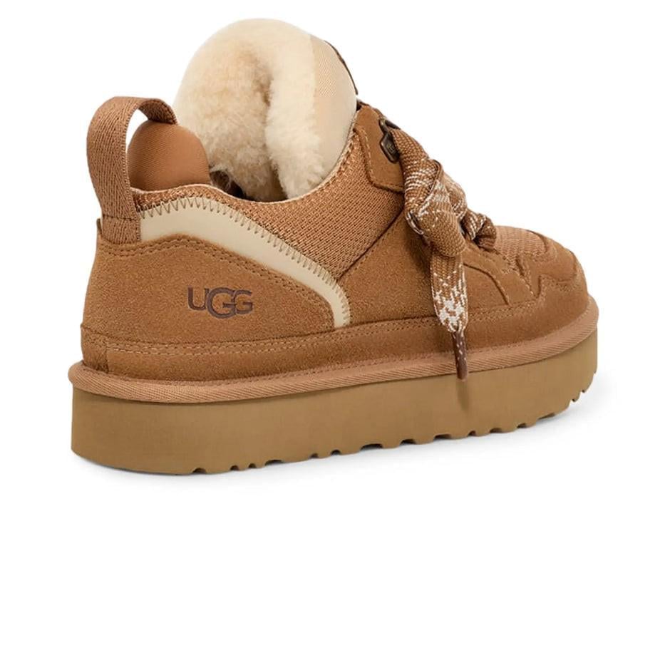 Кросівки зимові замшеві UGG Lowmel Sneaker Chestnut р. 38 Коричневий (16862) - фото 4