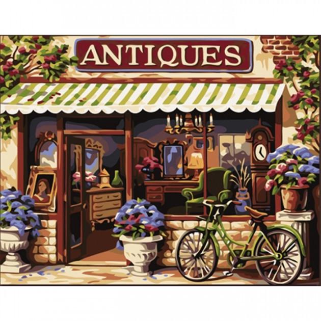 Картина по номерам Ідейка Европейский магазинчик 40х50 см (KHO113)