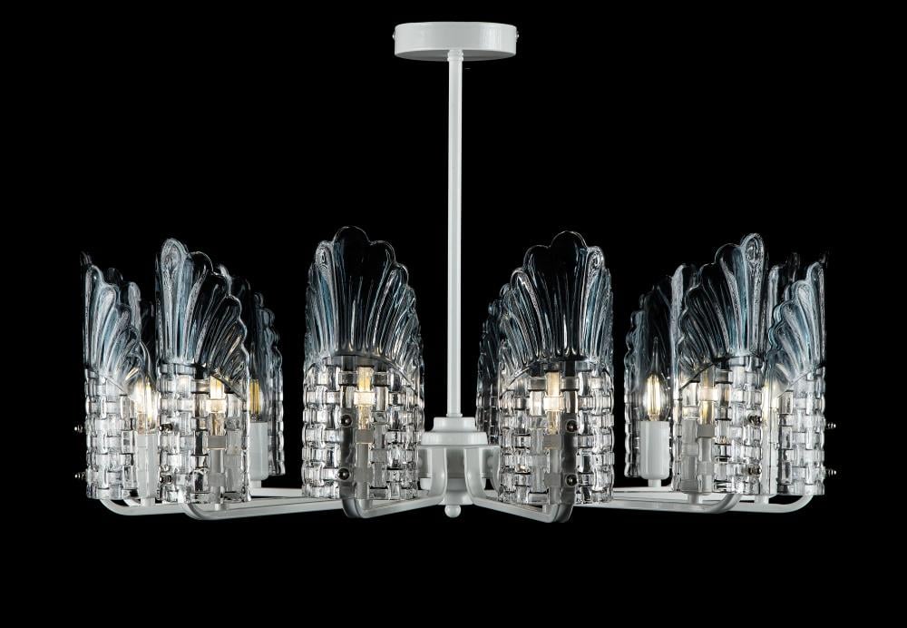 Люстра с плафонами Ray L3876/12 WT (IR006580)