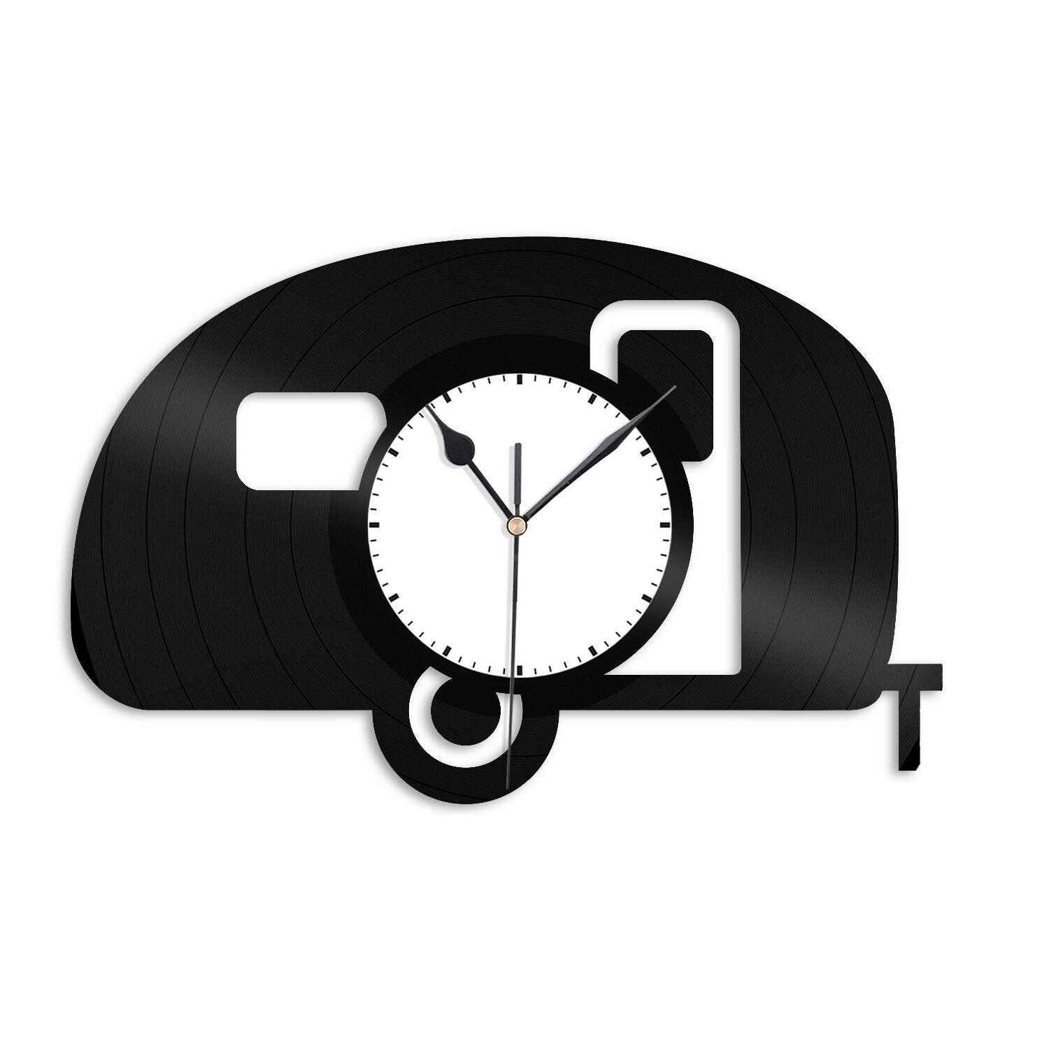 Часы настенные Кемпер 1712 из виниловой пластинки