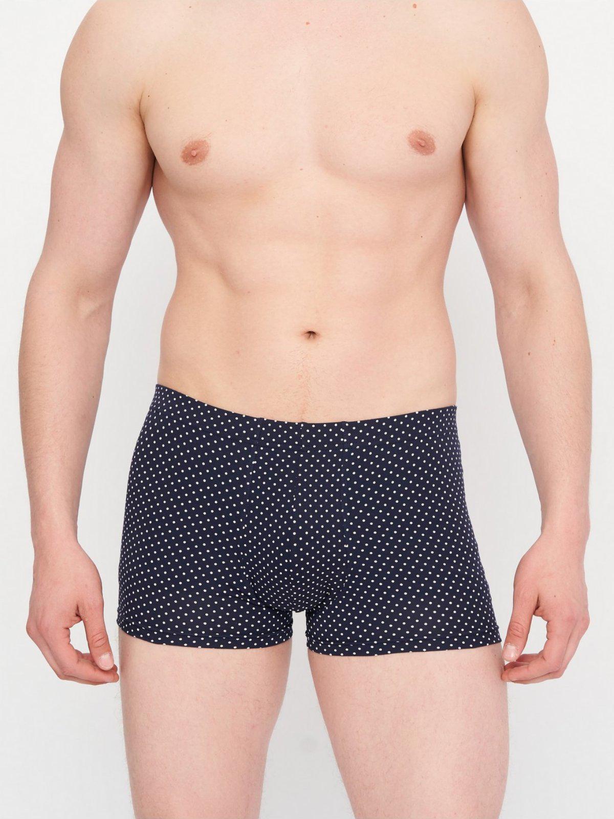 Трусы у горошек L Темно-синий (5643106wer)