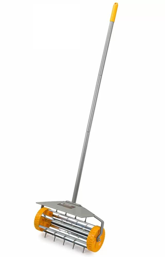 Скарификатор ручной Powermat PM-AR-34T 2522273528 340 мм 27 штифтов Скарификатор ручной Powermat PM-AR-34T 2522273528 340 мм 27 штифтов