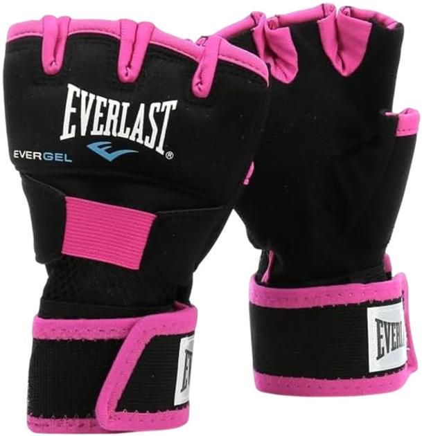 Бинты-перчатки Everlast EVERGEL HAND WRAPS Жен S/M Черный/Розовый (P00000736) Бинты-перчатки Everlast EVERGEL HAND WRAPS Жен S/M Черный/Розовый (P00000736)