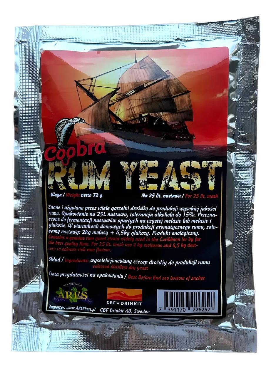 Дрожжи COOBRA RUM YEAST 72 г (19321092)