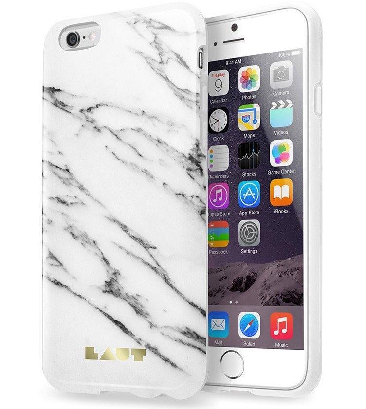 Чехол-накладка LAUT HUEX Elements for iPhone 6/6S, White (LAUT_IP6_HXE_MW)