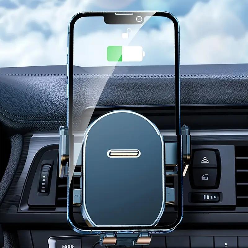 Автодержатель для телефона на дефлектор с вертикальной и горизонтальной ориентацией 103x106x53 мм Черный (D-0089) - фото 2 Автодержатель для телефона на дефлектор с вертикальной и горизонтальной ориентацией 103x106x53 мм Черный (D-0089) - фото 2