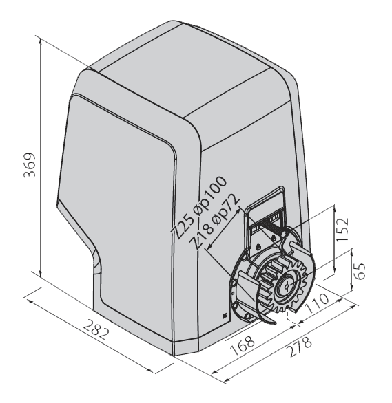 Комплект автоматики для воріт BFT ICARO SMART AC A2000 KIT - фото 3