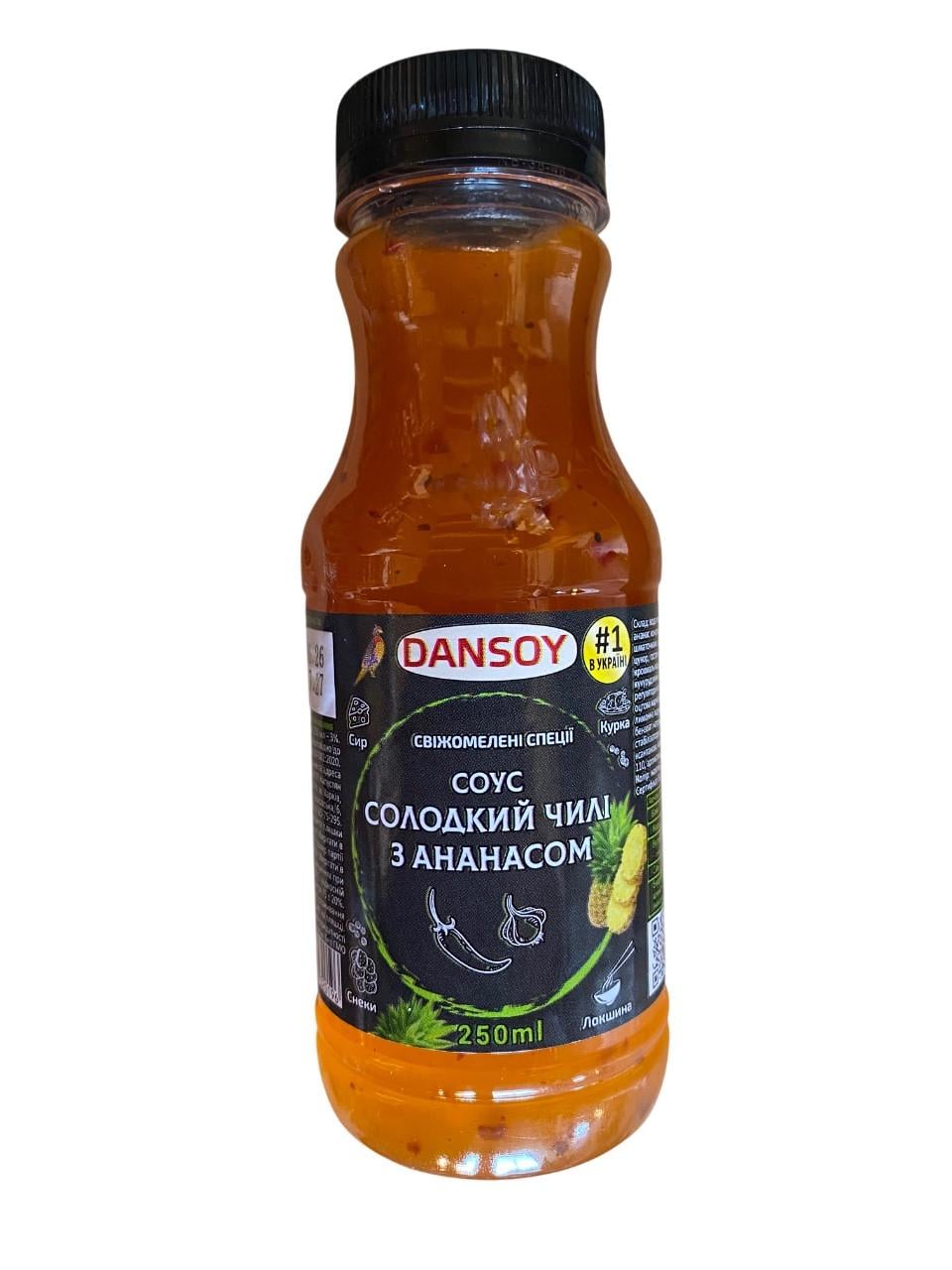 Соус Dansoy Солодкий чилі з ананасом 250 мл