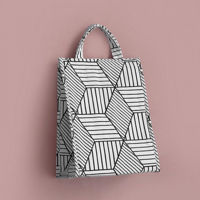 Термосумка для ланч-бокса Geometriс Белые ромбы (402395) Термосумка для ланч-бокса Geometriс Белые ромбы (402395)