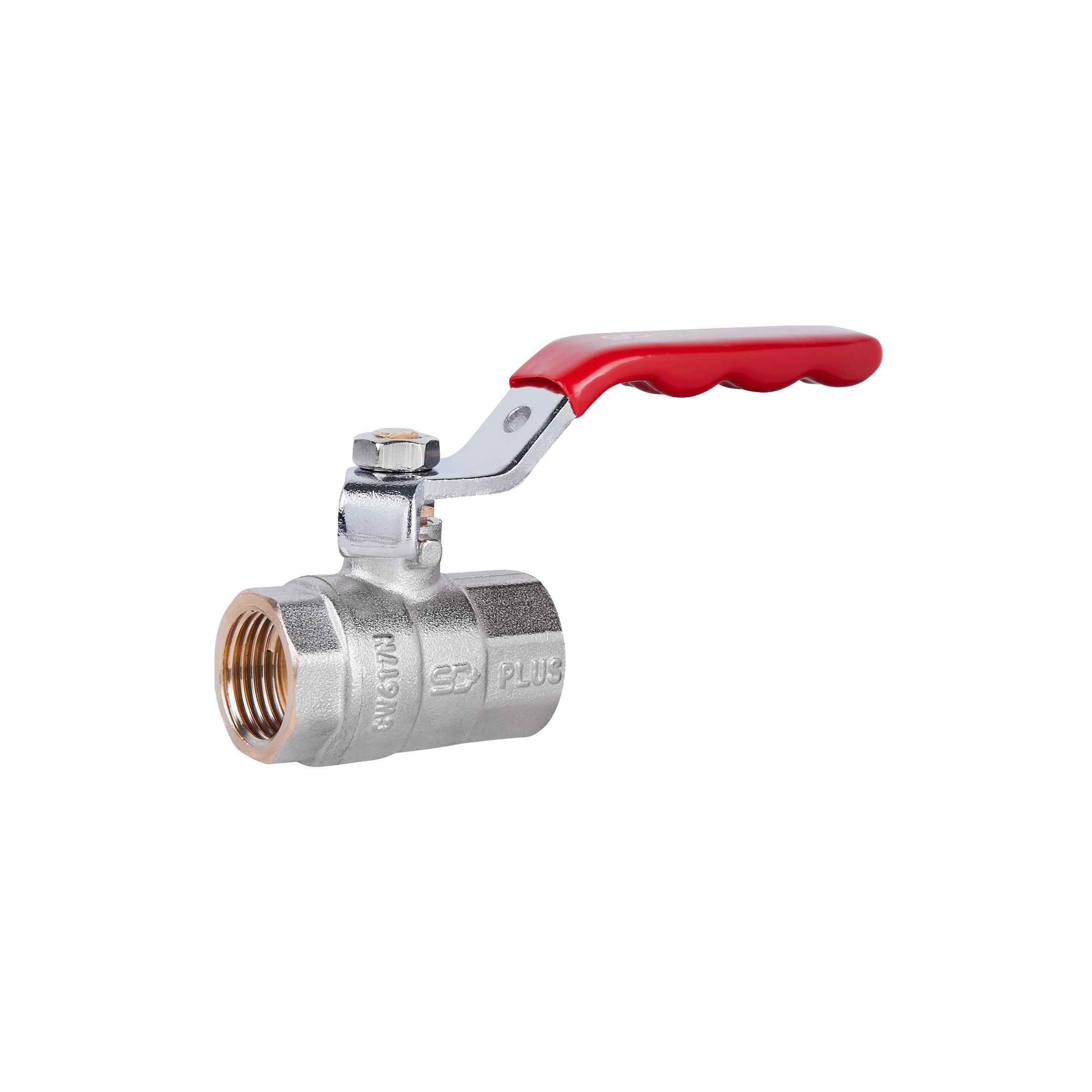 Кран шаровой SD Plus 1/2" ВР для воды SD600NW15PN40 (15385)