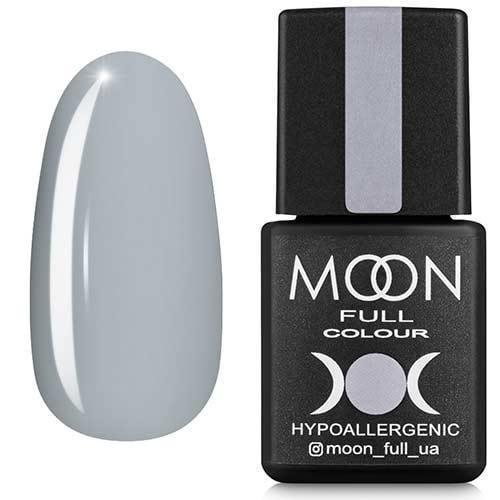 Гель-лак Moon Full color Gel polish 8 мл №147 Серо-голубой эмаль