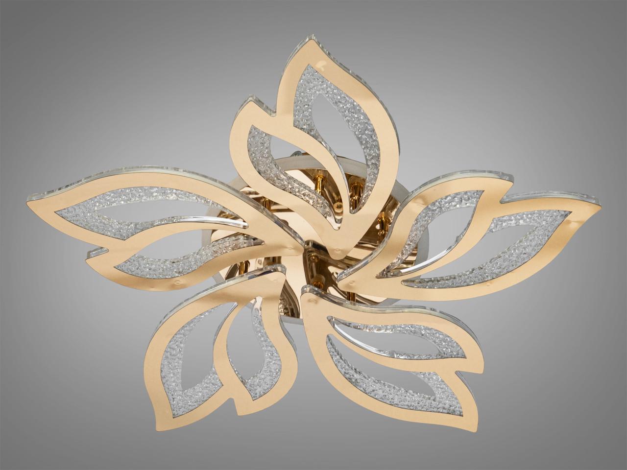 Люстра потолочная LED с дистанционным управлением 2455 Золотой (2701217547) - фото 1 Люстра потолочная LED с дистанционным управлением 2455 Золотой (2701217547) - фото 1