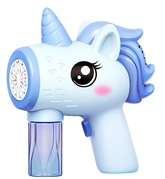 Пістолет з мильними бульбашками Bubble Fun 199 Єдиноріжка Блакитний (2641208816)