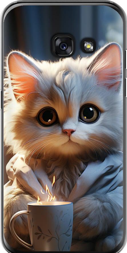 Чехол на Samsung Galaxy A3 (2017) White cat (5646u-443-42517) Чехол на Samsung Galaxy A3 (2017) White cat (5646u-443-42517)