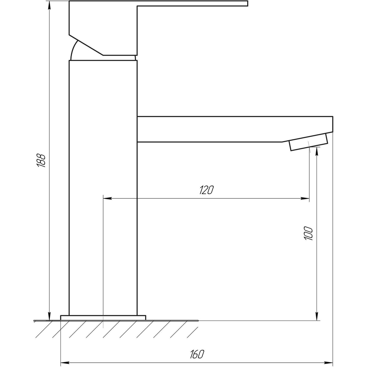 Змішувач для умивальника GLOBUS Lux SICILIA SBQ-101 (20283667) - фото 4