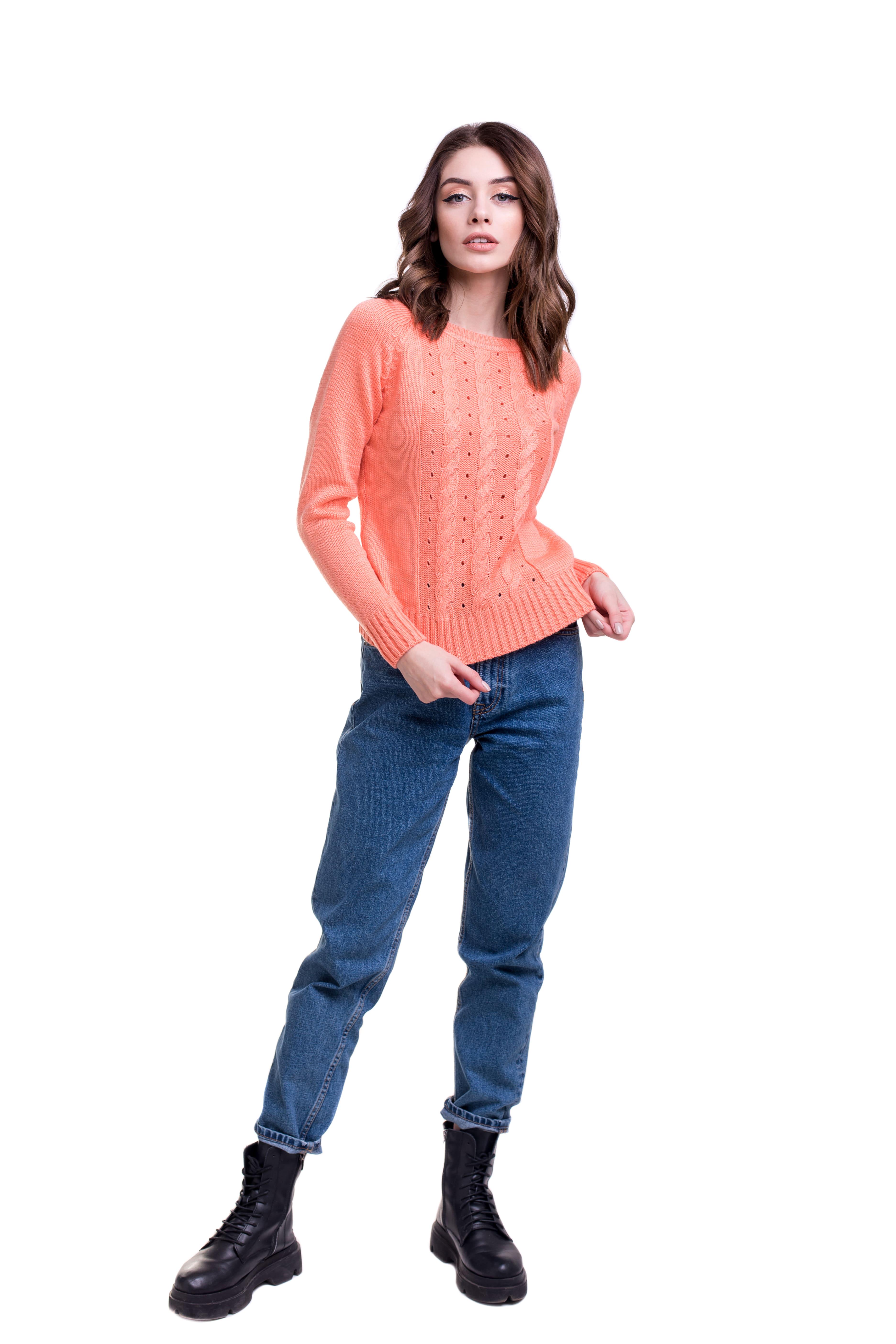 Джемпер женский Bakhur L Персиковый (3156 Пр 48) - фото 3