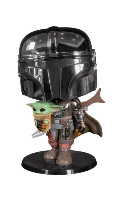 Фігурка Funko Pop Mandalorian with the child 25 см (MMWC 25)