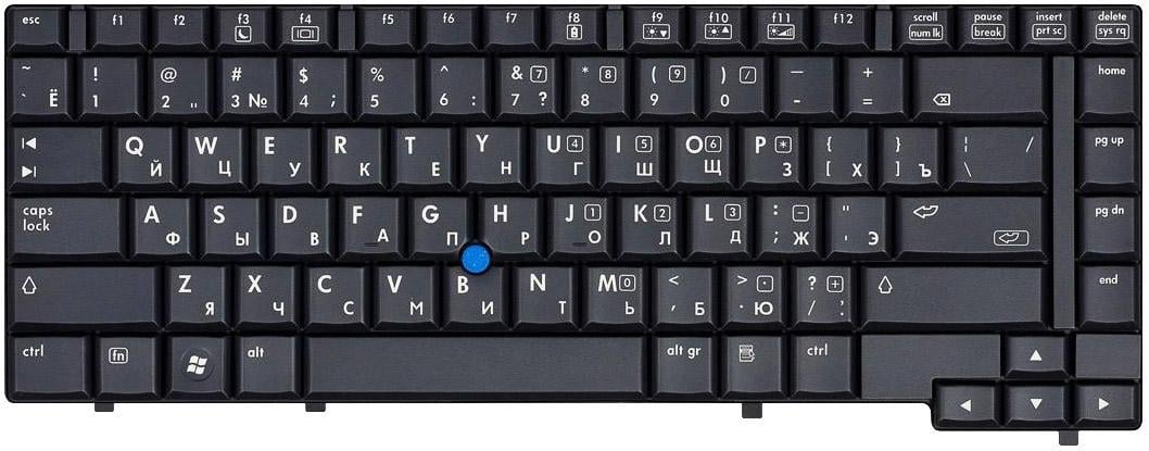 Клавиатура для ноутбука HP Compaq 6910/6910P Black Клавиатура для ноутбука HP Compaq 6910/6910P Black