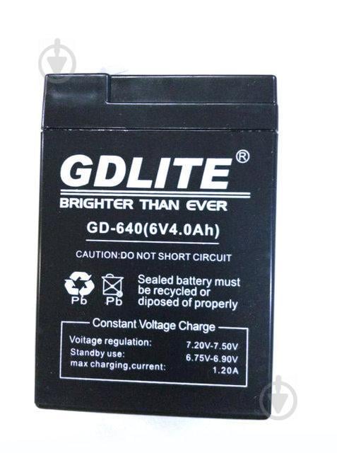 Аккумулятор батарея GDLITE 6V 4.0Ah GD-640 (004108)