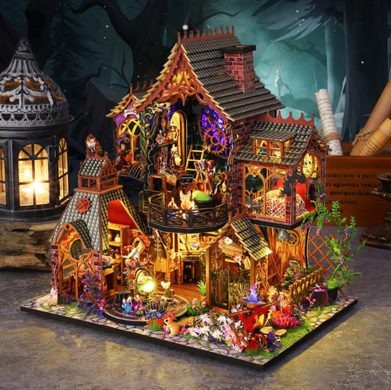 Конструктор мініатюрний DIY House ES015-A Magic Forest румбокс 27x20x27 см (2104618647) - фото 10 Конструктор мініатюрний DIY House ES015-A Magic Forest румбокс 27x20x27 см (2104618647) - фото 10