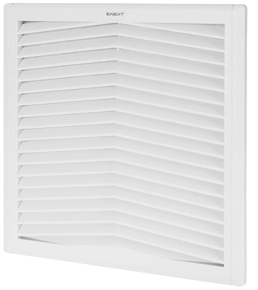 Решетка вентиляционная E.NEXT e.climat.filter.pro.255 с фильтром 180х180 мм (s0103012)