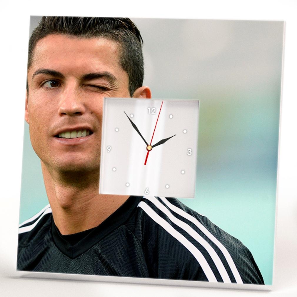 Часы с фото Криштиану Роналду 260x260 мм (C03092)