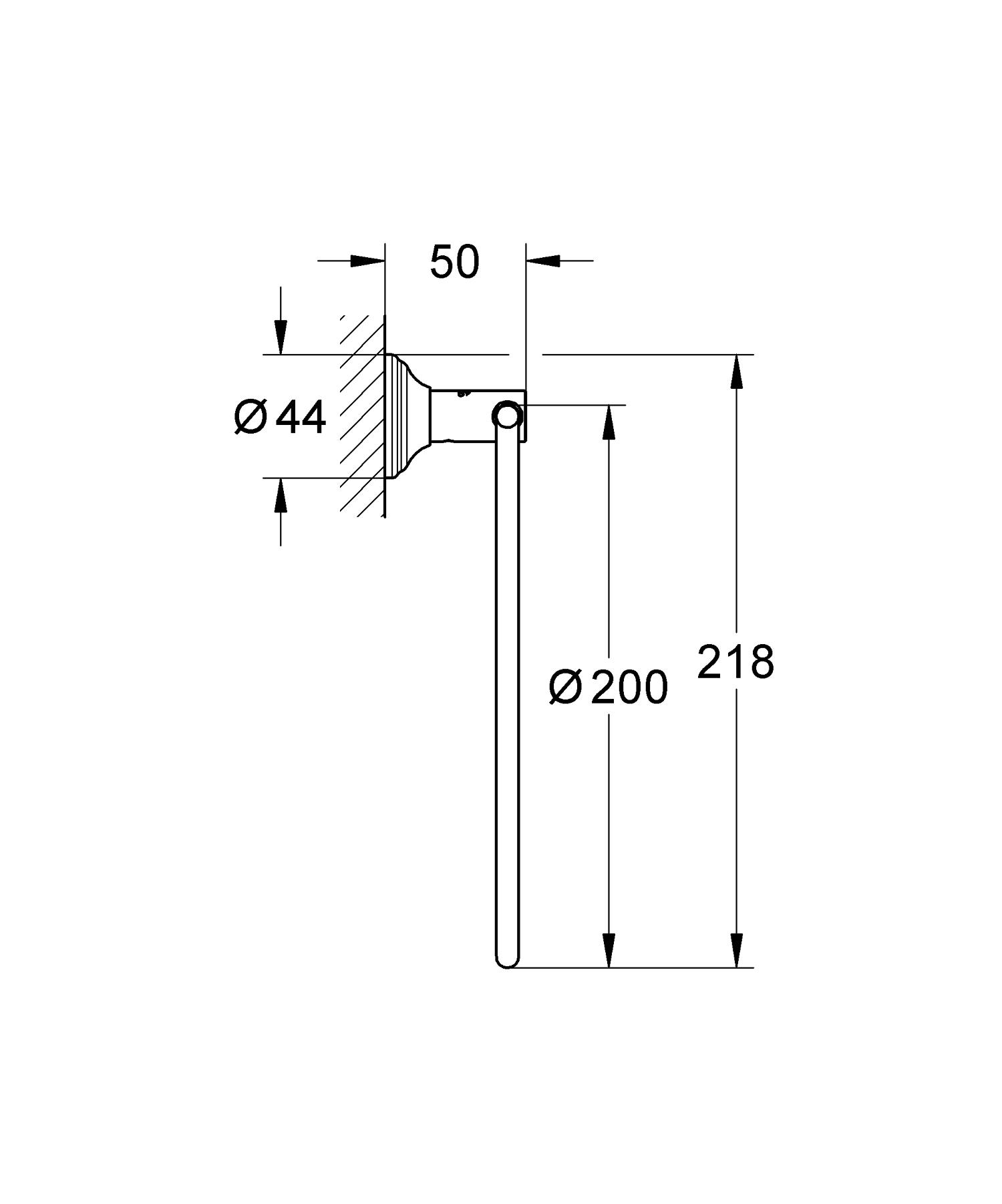 Кільце для рушника Grohe Essentials Authentic (40655001) - фото 2