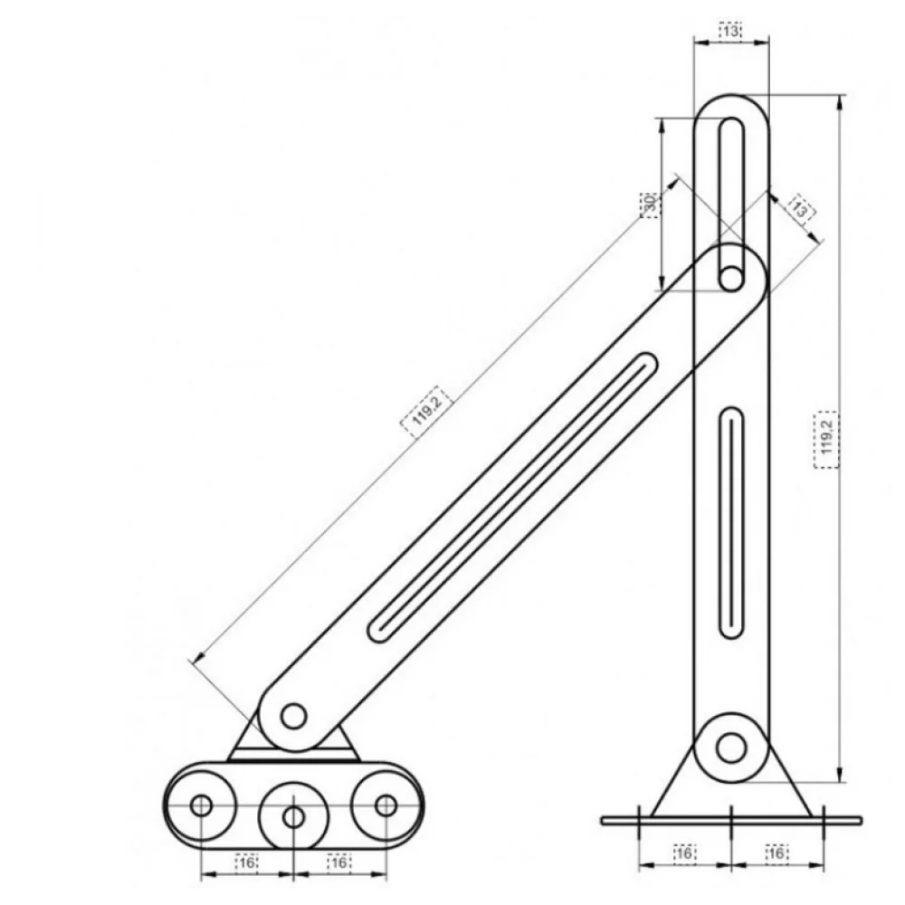 Обмежувач Sigma для барних дверей ножиці Хром (PM0494) - фото 2 Обмежувач Sigma для барних дверей ножиці Хром (PM0494) - фото 2