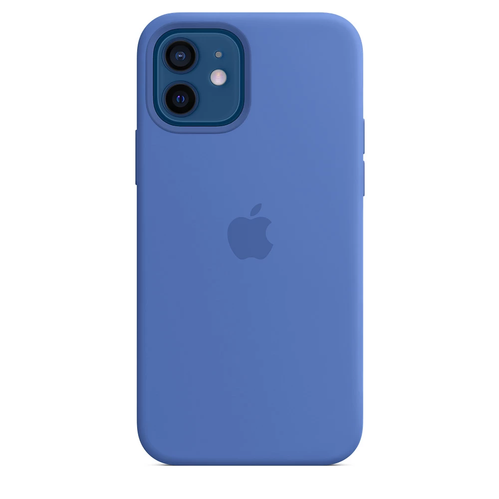 Силиконовый Чехол Накладка Silicone Case для iPhone 12/12 Pro Royal Blue