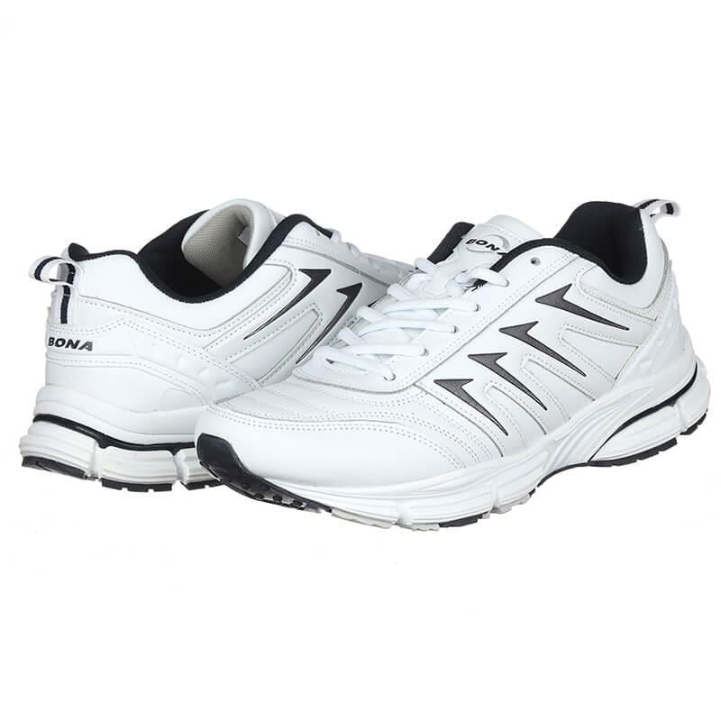 Кросівки чоловічі Bona 884A шкіряні р. 44 Білий (20075)