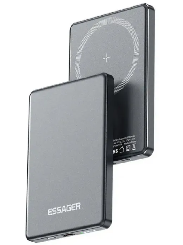 Повербанк магнітний Essager для Samsung 5000 мАг - фото 4 Повербанк магнітний Essager для Samsung 5000 мАг - фото 4
