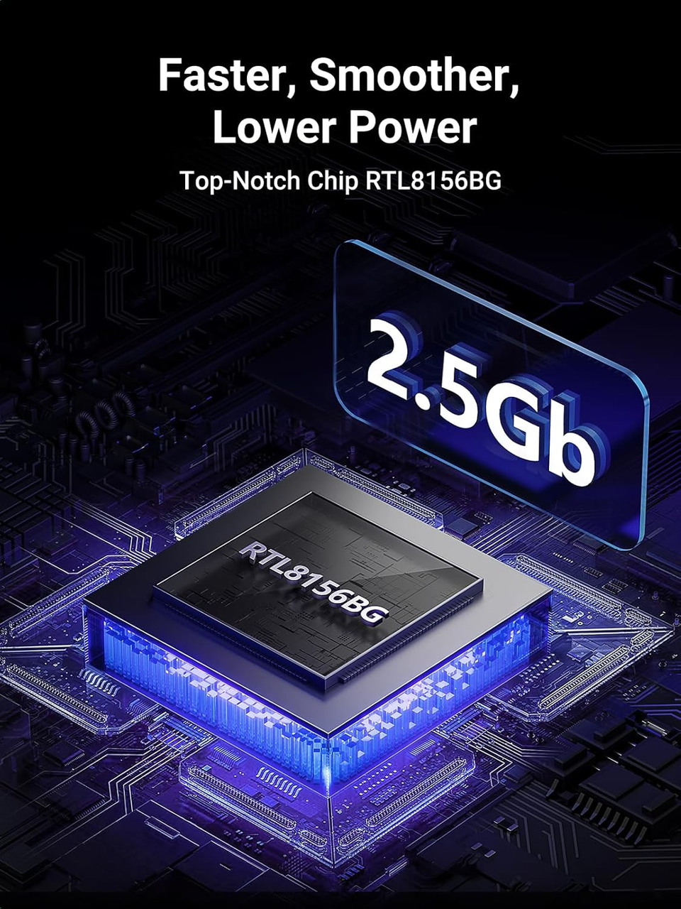 Адаптер сетевой UGREEN см 648 USB-A Ethernet Adapter RJ45 2.5G (2000174) - фото 5