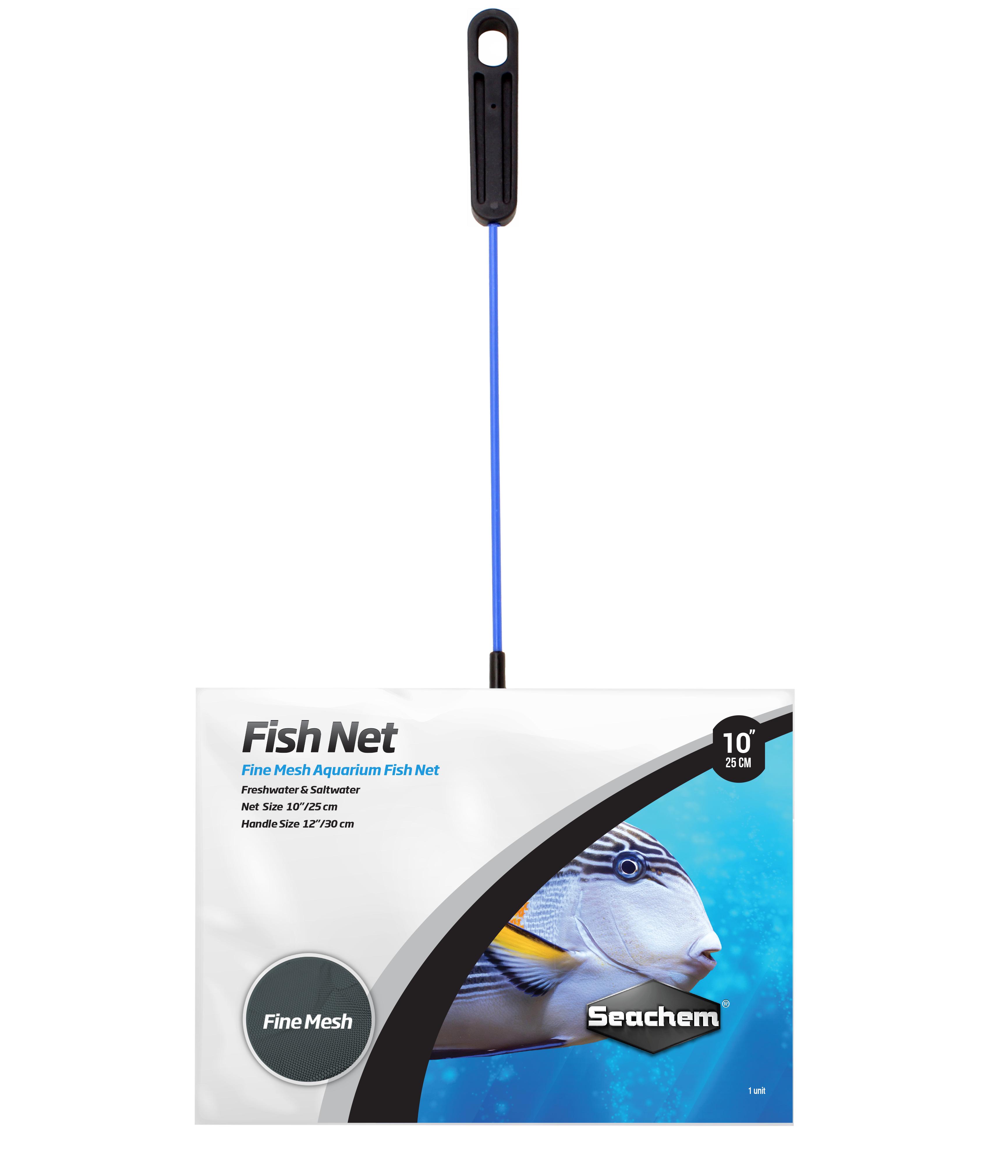 Сачок для рыб и креветок Seachem Fish Net Fine Mesh 25 см/10"