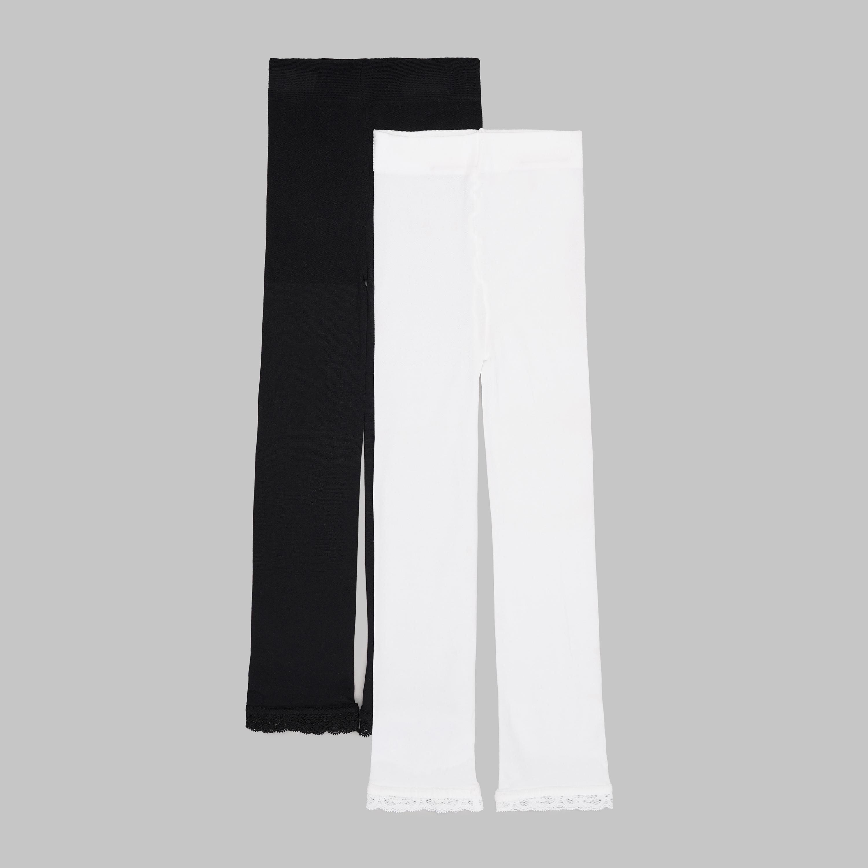 Легінси H&M 2 шт. 98 см Чорний/Білий (А312745534) Легінси H&M 2 шт. 98 см Чорний/Білий (А312745534)
