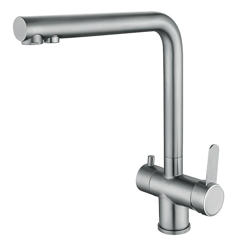 Смеситель кухонный на две воды MIXXUS FAN-021 SUS304 (MI6109) Смеситель кухонный на две воды MIXXUS FAN-021 SUS304 (MI6109)