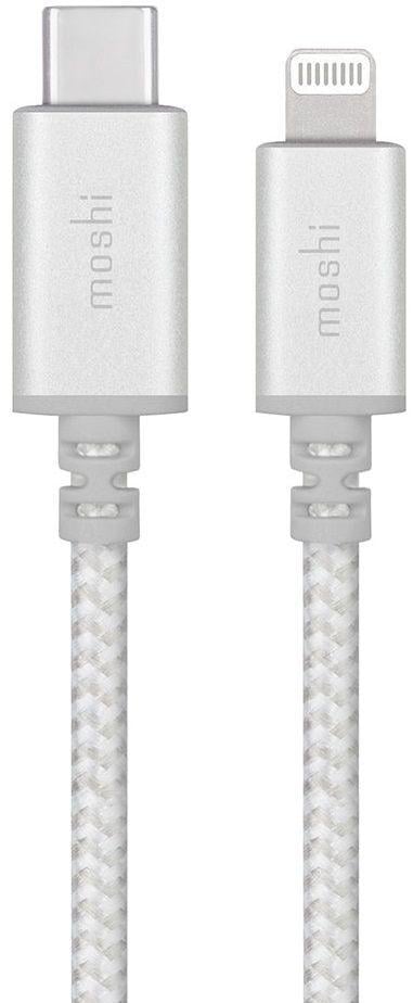 Кабель Moshi Integra USB-C to Lightning 1,2 м Jet Silver (99MO084105)