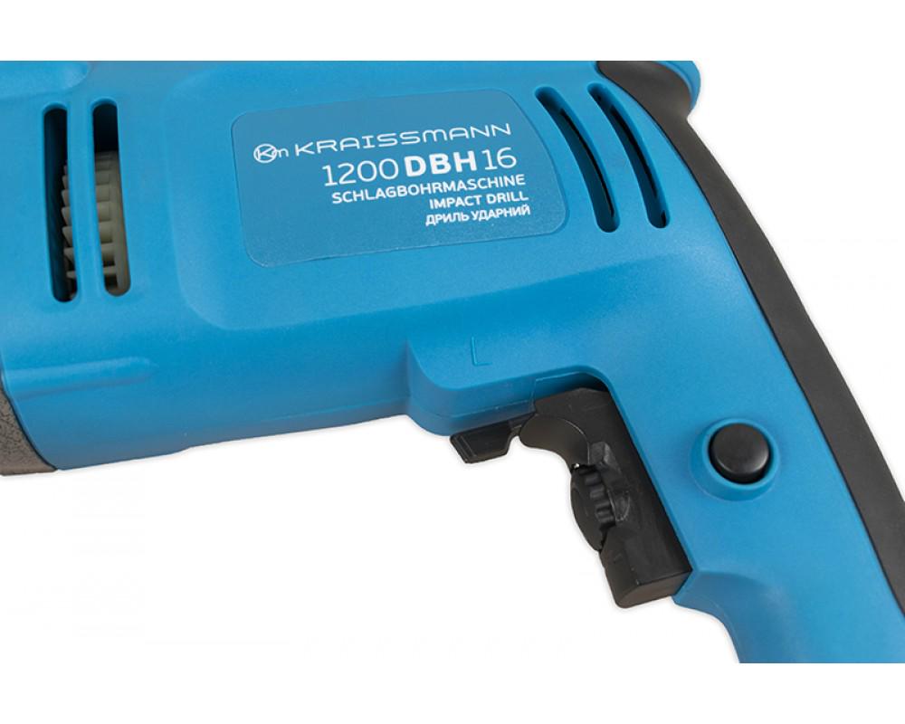 Дрель ударная KRAISSMANN 1200 DBH 16 - фото 9