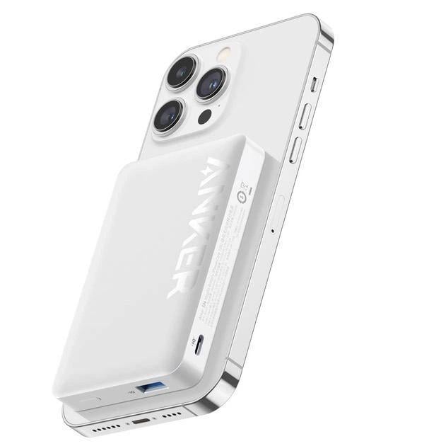 Повербанк Anker 334 MagGo 10000 mAh с беспроводной магнитной зарядкой Magsafe для iPhone