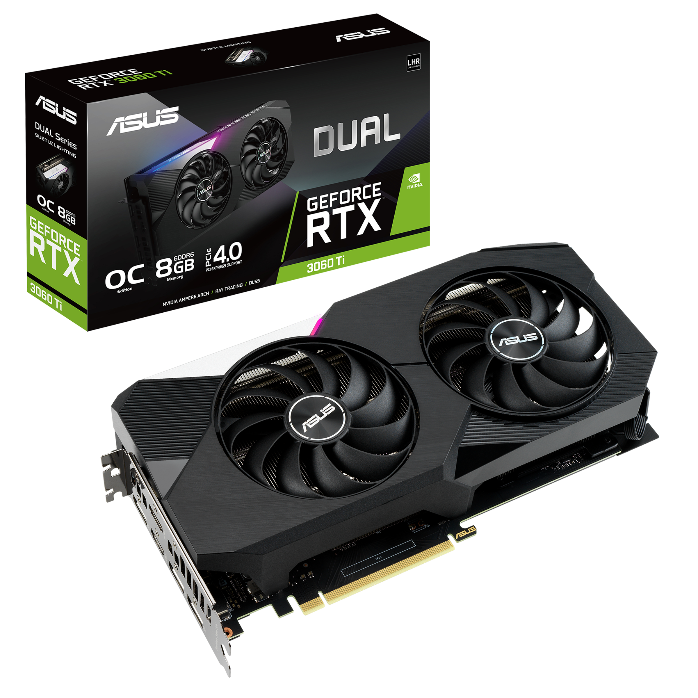 Видеокарта Asus DUAL-RTX3060TI-O8G-V2 (22517065)