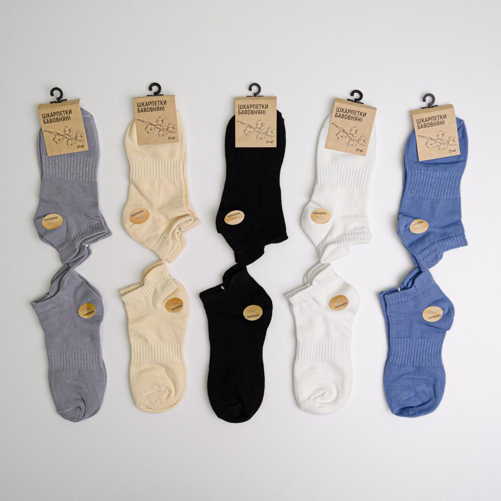 Набор носков женских Youstar 088 низкие хлопковые 10 пар р. 37-41 Разноцветный (gm-socks-ncfl-088)