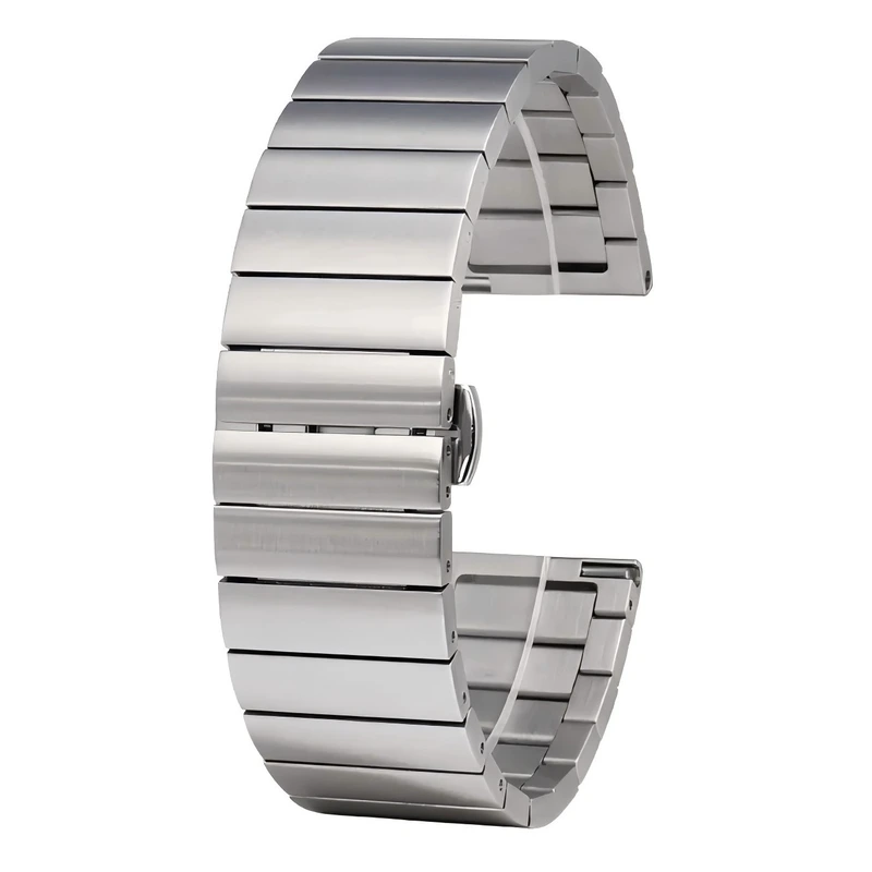 Ремінець металевий Centurion 20 мм Silver