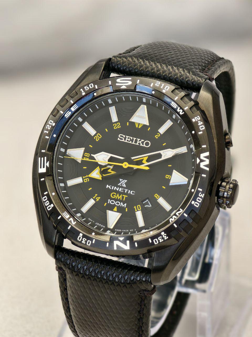 Годинник чоловічий Seiko Prospex Kinetic GMT (SUN055) - фото 2 Годинник чоловічий Seiko Prospex Kinetic GMT (SUN055) - фото 2