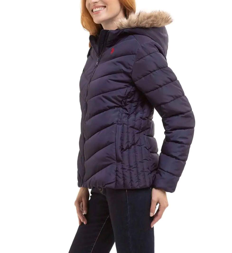 Куртка-пуховик жіноча U.S POLO ASSN XS Синій (621065) - фото 3 Куртка-пуховик жіноча U.S POLO ASSN XS Синій (621065) - фото 3