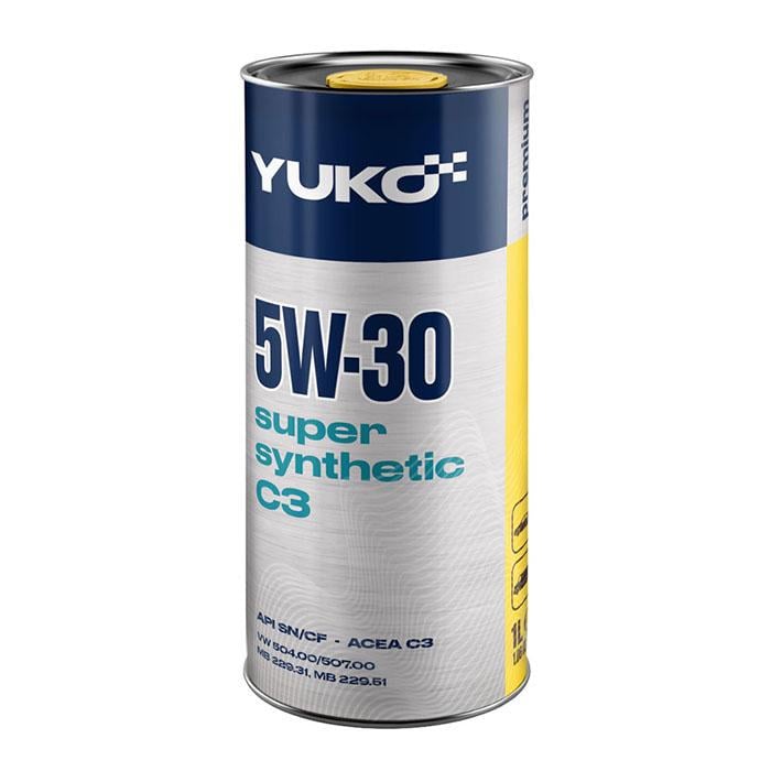 Моторное масло YUKO SUPER SYNTHETIC C3 5W-30 1 л (158473)